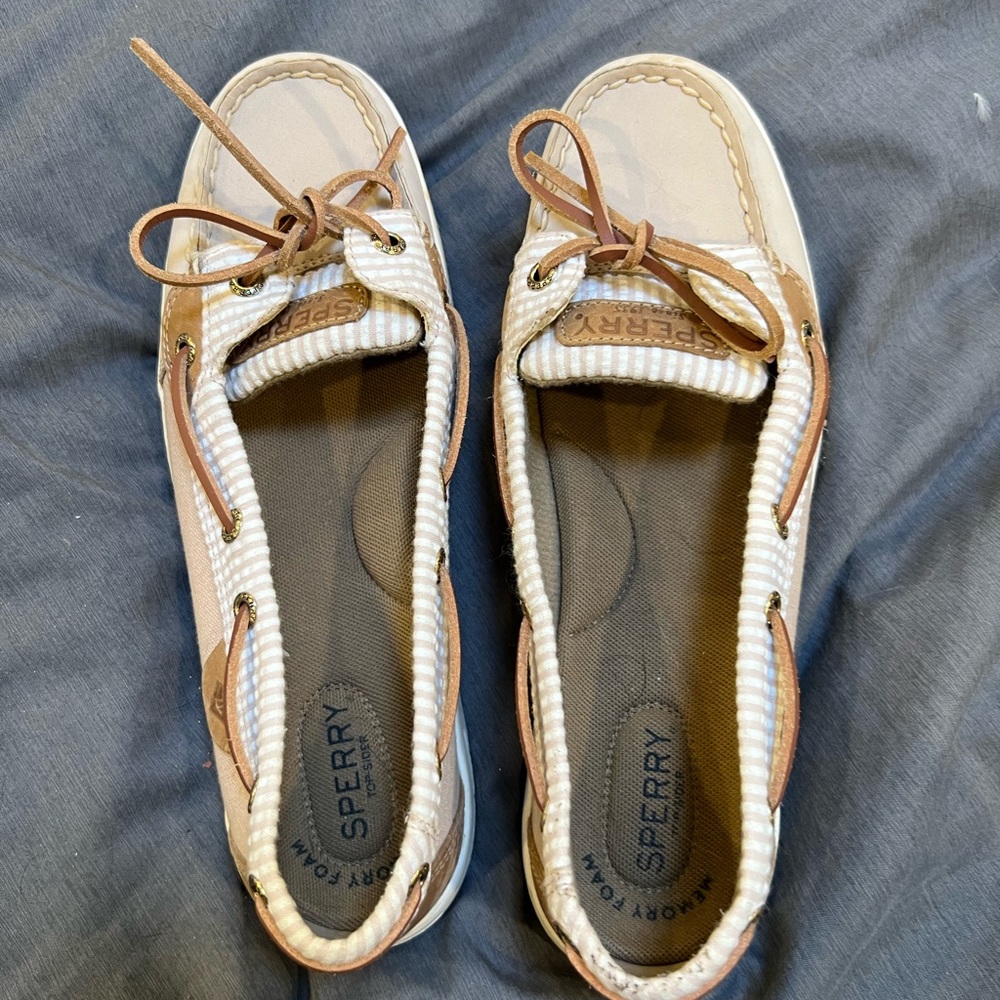 Sperry Boat shoes seersucker